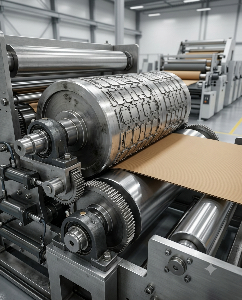 Die-cutting machinery and precision cutting mechanisms
