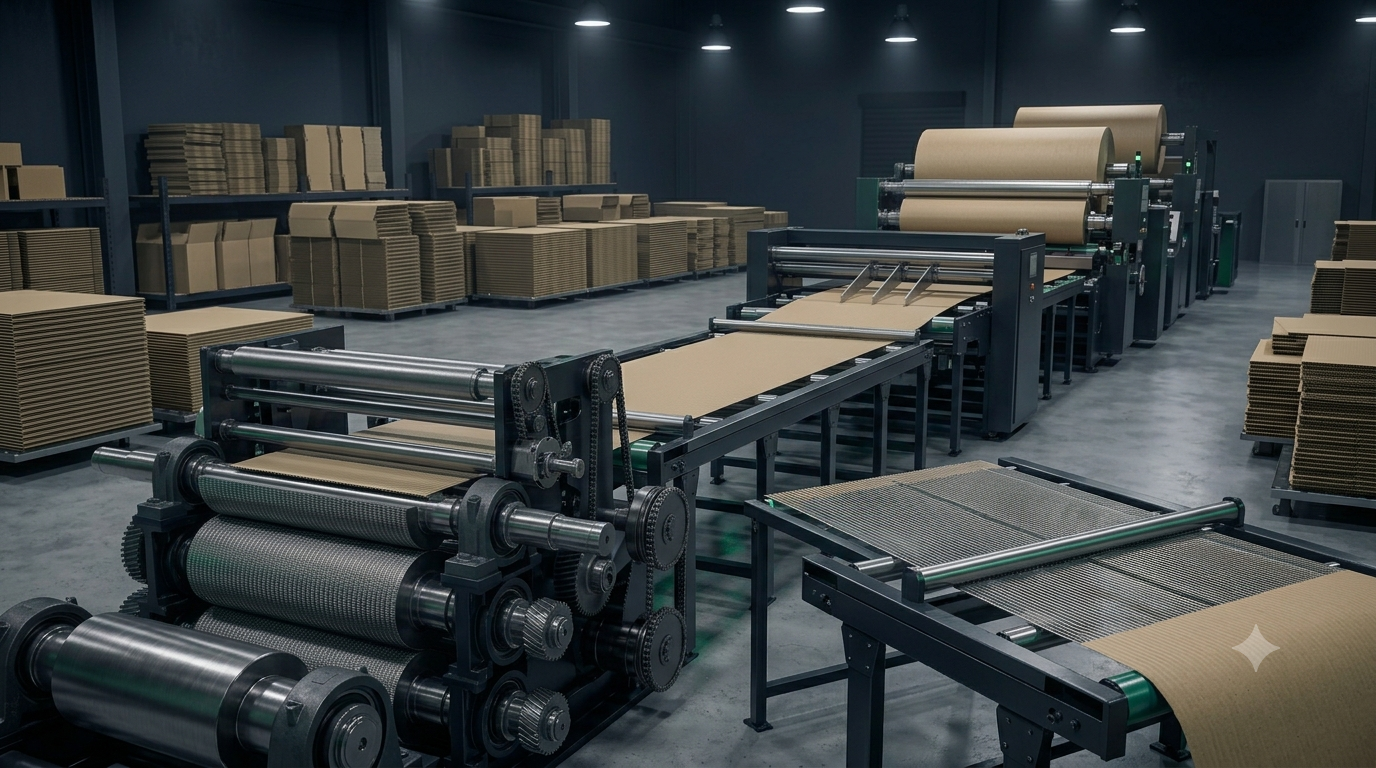 Corrugated Box Manufacturing Line