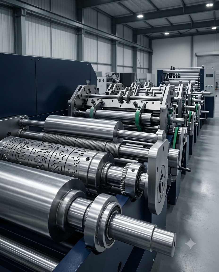 Precision cutting tools and converting machine mechanical components